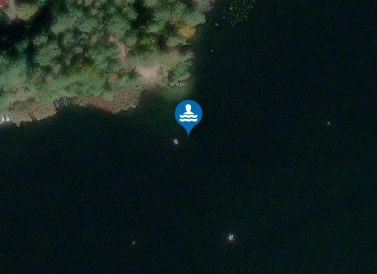 Satellite image of Badestelle am Haussee