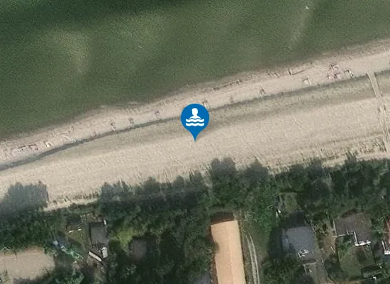 Satellite image of FKK