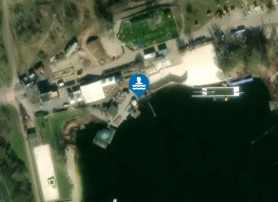 Satellite image of cable island