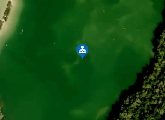Satellite image of Badesee Gretlmühle