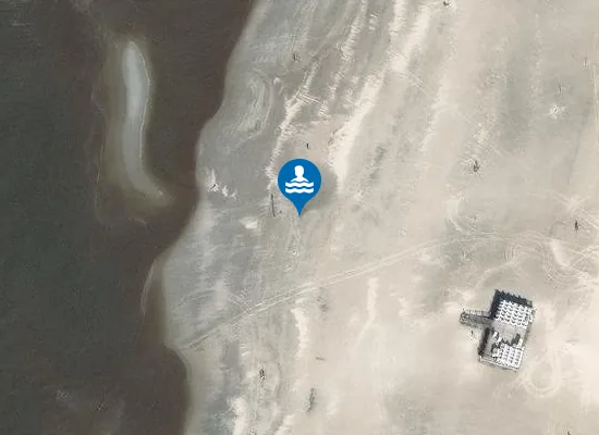Satellite image of Badestelle Ording Nord/Textil