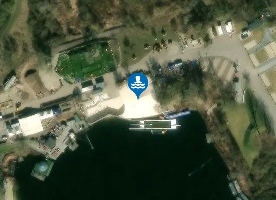 Satellite image of Beach 1