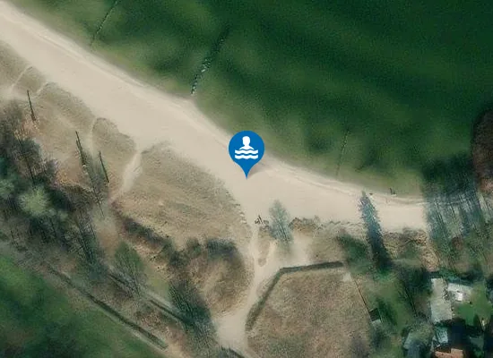 Satellite image of Hunde-Strand