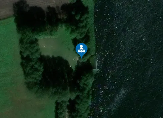 Satellite image of Kritzower Badestrand