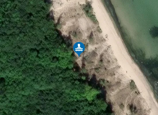 Satellite image of Hundestrand