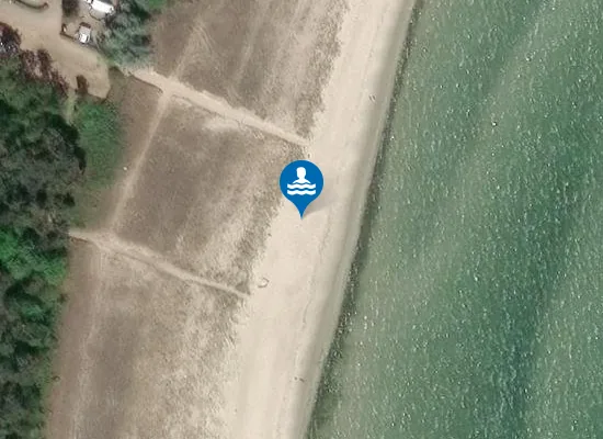 Satellite image of Hundestrand