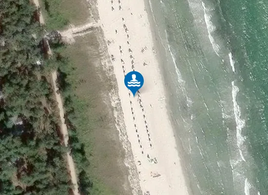 Satellite image of Strandkörbe