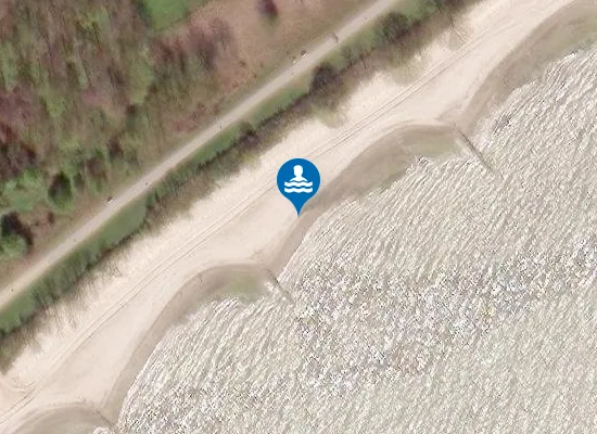 Satellite image of Hundestrand