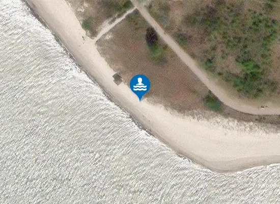 Satellite image of Hundestrand