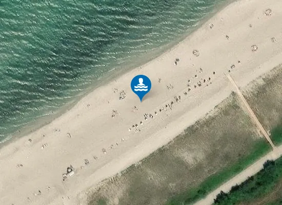 Satellite image of Hundestrand