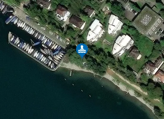 Satellite image of Badestrand Bodensee Yachtclub Überlingen
