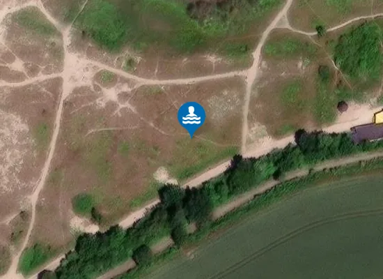 Satellite image of Hundestrand Laboe