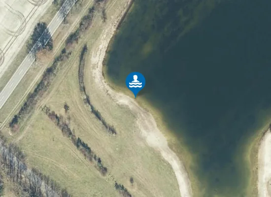 Satellite image of BADESTELLE ROSIENER SEE