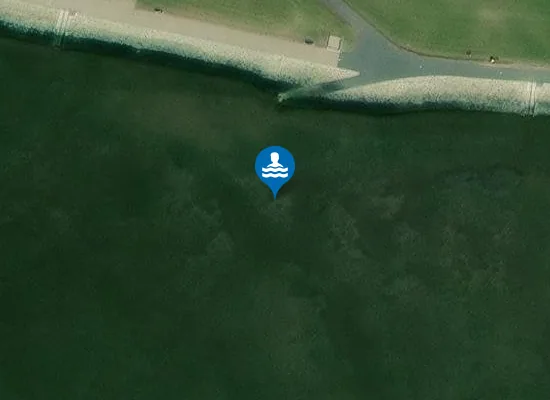 Satellite image of Badedeich Dagebüll