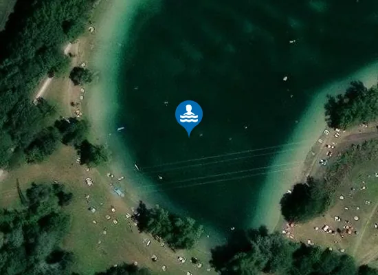 Satellite image of Badezone