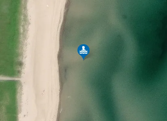 Satellite image of Weidefelder Strand