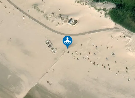 Satellite image of Hundestrand