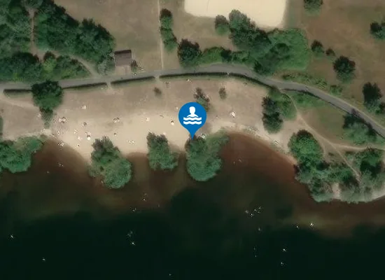 Satellite image of FKK-Strand Buchwalde