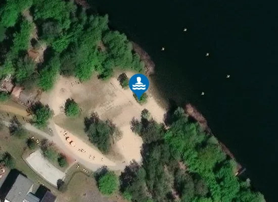 Satellite image of Strand Karlslust