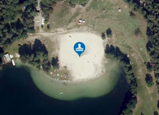 Satellite image of Strandbad Klausensee