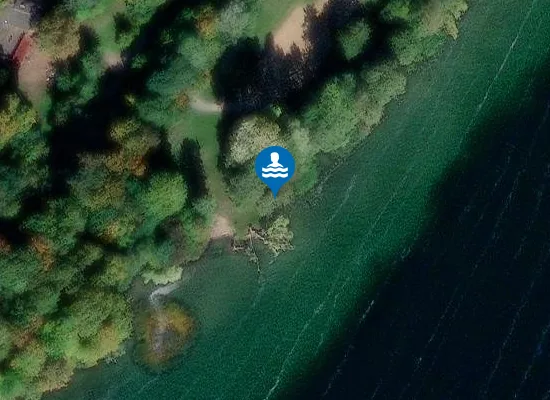 Satellite image of Hundestrand