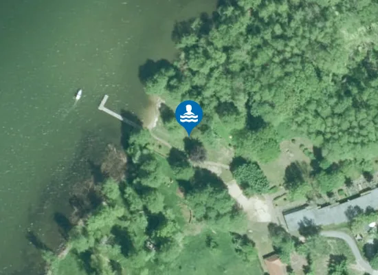 Satellite image of Badestelle Radlow