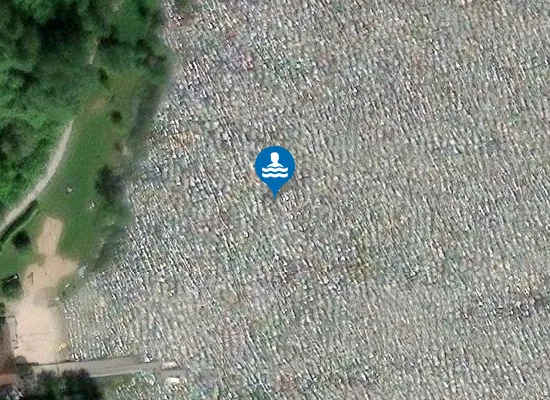 Satellite image of ZWISCHENAHNER MEER BADEST ROSTRUP