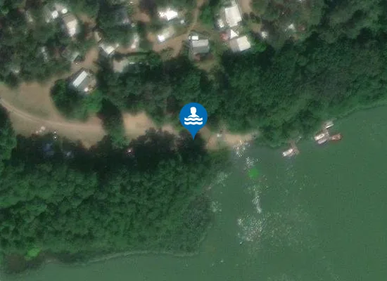 Satellite image of Strand am Gleuensee