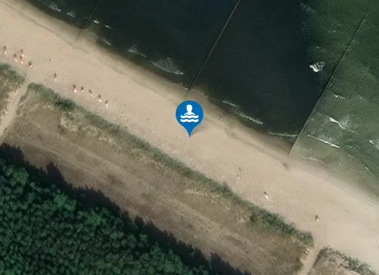 Satellite image of Hundestrand