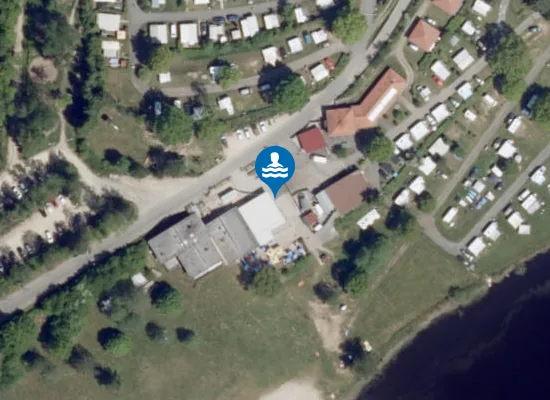 Satellite image of Strandbad am Perlsee