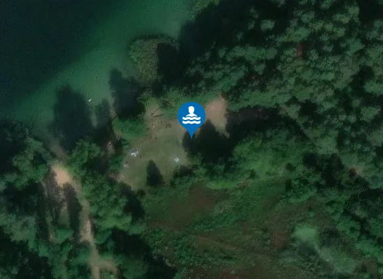 Satellite image of Badestelle Roofensee