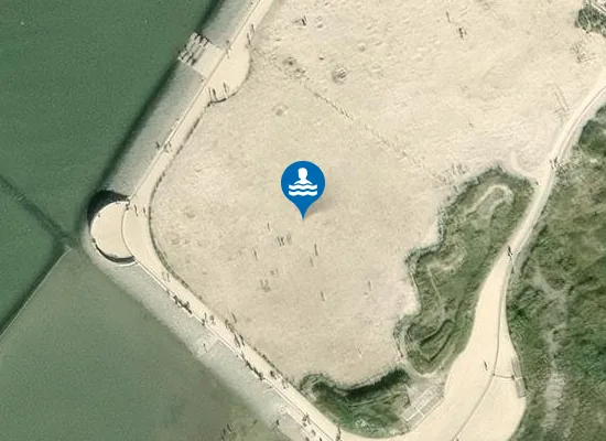 Satellite image of Hundestrand