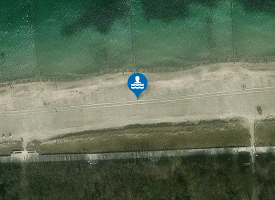 Satellite image of Hundestrand