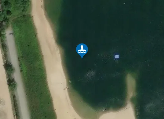Satellite image of Badestelle