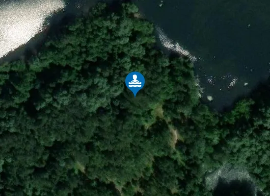 Satellite image of Barmener Baggersee