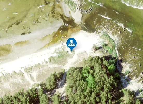 Satellite image of Kuunsi supelrand