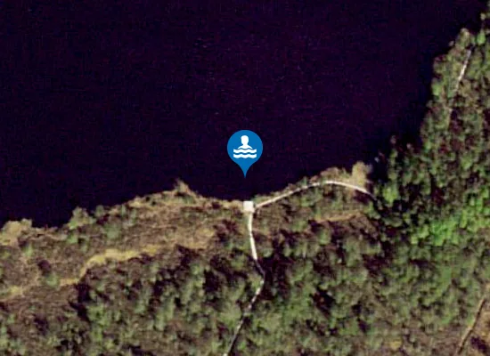 Satellite image of Jalase järve ujumiskoht