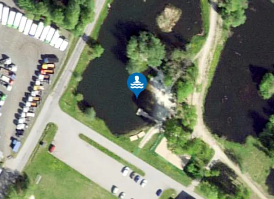 Satellite image of Vesiroosi ujumiskoht