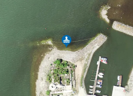 Satellite image of Virtsu vana sadama ujumiskoht