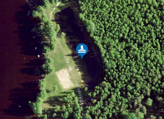 Satellite image of Kaisma järve puhkeala väliujula