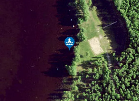 Satellite image of Kaisma järve ujumiskoht