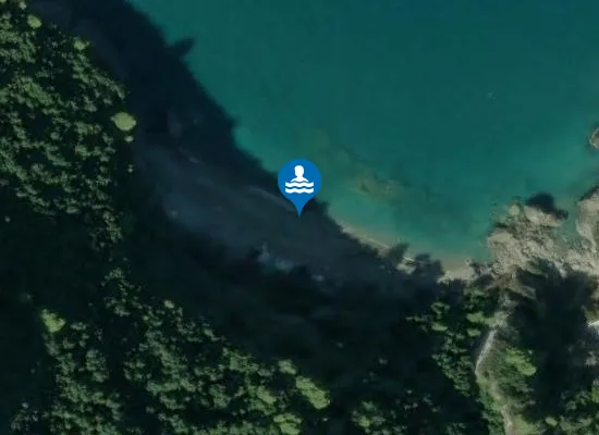 Satellite image of Hiliadou Nudist Beach
