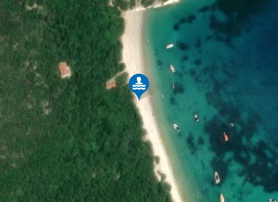 Satellite image of Kontosouvli beach