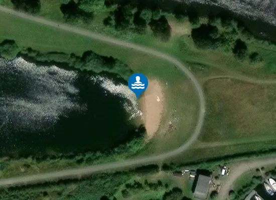 Satellite image of ALTE WESER IN DREYE