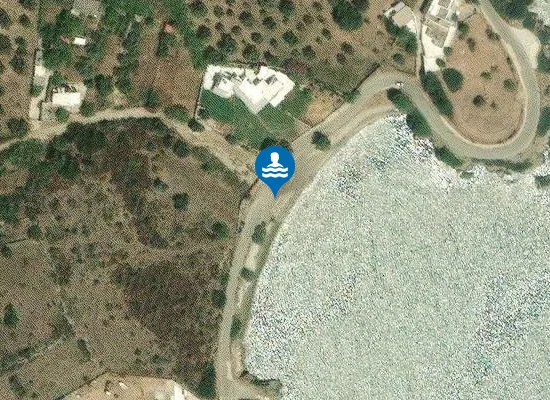 Satellite image of Liaridia Beach