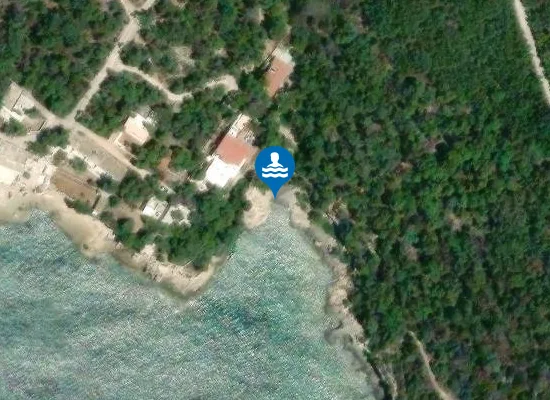 Satellite image of Pebblestone Beach