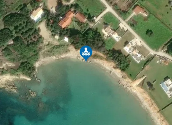 Satellite image of Alonaki Bay