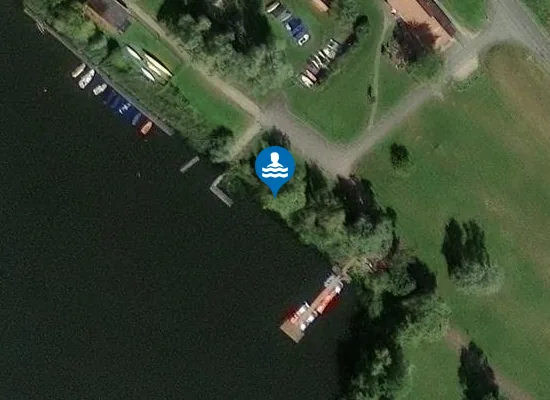 Satellite image of GARTOWER SEE BADESTRAND