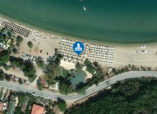 Satellite image of Favela