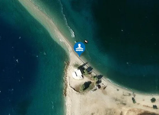 Satellite image of Kite Surfing